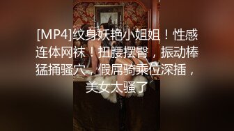 [MP4]纹身妖艳小姐姐！性感连体网袜！扭腰摆臀，振动棒猛捅骚穴，假屌骑乘位深插，美女太骚了