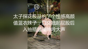 太子探花极品约了个性感高颜值蓝衣妹子，口交翘起屁股后入抽插猛操呻吟大声