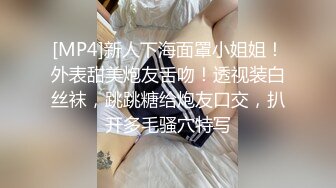 [MP4]新人下海面罩小姐姐！外表甜美炮友舌吻！透视装白丝袜，跳跳糖给炮友口交，扒开多毛骚穴特写