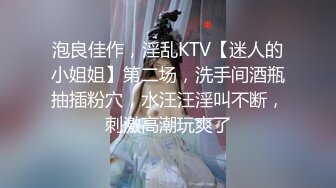 泡良佳作，淫乱KTV【迷人的小姐姐】第二场，洗手间酒瓶抽插粉穴，水汪汪淫叫不断，刺激高潮玩爽了