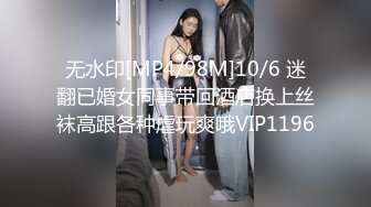 无水印[MP4/98M]10/6 迷翻已婚女同事带回酒店换上丝袜高跟各种虐玩爽哦VIP1196