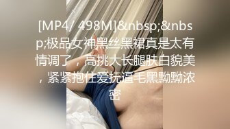 [MP4/ 498M]&nbsp;&nbsp;极品女神黑丝黑裙真是太有情调了，高挑大长腿肤白貌美，紧紧抱住爱抚逼毛黑黝黝浓密