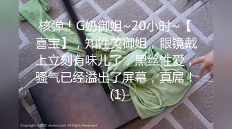 核弹！G奶御姐~20小时~【喜宝】，知性美御姐，眼镜戴上立刻有味儿了，黑丝性爱，骚气已经溢出了屏幕，真屌！ (1)