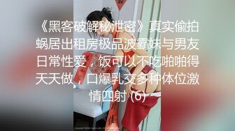 《黑客破解秘泄密》真实偸拍蜗居出租房极品波霸妹与男友日常性爱，饭可以不吃啪啪得天天做，口爆乳交多种体位激情四射 (6)