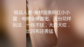 极品人妻-身材苗条网红小小星：电梯全裸露出、天台花样玩法，一丝不挂，大白天哎，比吕布还勇猛！