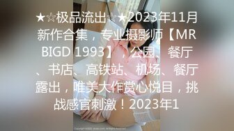 ★☆极品流出☆★2023年11月新作合集，专业摄影师【MRBIGD 1993】，公园、餐厅、书店、高铁站、机场、餐厅露出，唯美大作赏心悦目，挑战感官刺激！2023年1