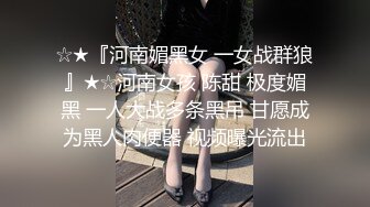 ☆★『河南媚黑女 一女战群狼』★☆河南女孩 陈甜 极度媚黑 一人大战多条黑吊 甘愿成为黑人肉便器 视频曝光流出