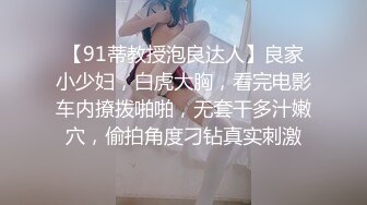 【91蒂教授泡良达人】良家小少妇，白虎大胸，看完电影车内撩拨啪啪，无套干多汁嫩穴，偷拍角度刁钻真实刺激