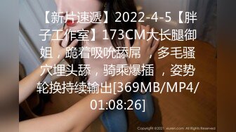 【新片速遞】2022-4-5【胖子工作室】173CM大长腿御姐，跪着吸吮舔屌 ，多毛骚穴埋头舔，骑乘爆插 ，姿势轮换持续输出[369MB/MP4/01:08:26]