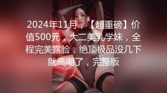 2024年11月，【超重磅】价值500元，大二美乳学妹，全程完美露脸，绝顶极品没几下就高潮了，完整版