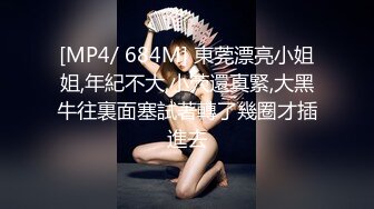 [MP4/ 684M] 東莞漂亮小姐姐,年紀不大,小茓還真緊,大黑牛往裏面塞試著轉了幾圈才插進去