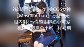 ?软萌乖巧萌妹?唯美COS女神〖MasukuChan〗万圣节无限内射cos性感眼镜娘小可爱，翘起小屁屁象小狗一样被后入