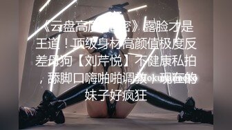 《云盘高质?泄密》露脸才是王道！顶级身材高颜值极度反差母狗【刘芹悦】不健康私拍，舔脚口嗨啪啪调教，现在的妹子好疯狂