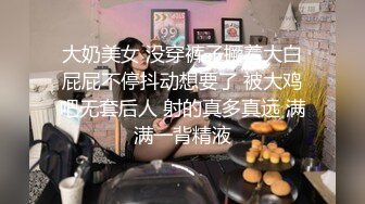 大奶美女 没穿裤子撅着大白屁屁不停抖动想要了 被大鸡吧无套后人 射的真多真远 满满一背精液