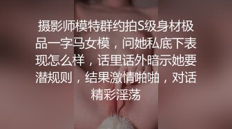 摄影师模特群约拍S级身材极品一字马女模，问她私底下表现怎么样，话里话外暗示她要潜规则，结果激情啪啪，对话精彩淫荡