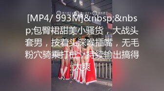 [MP4/ 993M]&nbsp;&nbsp;包臀裙甜美小骚货，大战头套男，按着头深喉插嘴，无毛粉穴骑乘打桩，持续输出搞得太爽